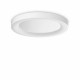 Plafoniera media a led con struttura in metallo riflettente rotonda