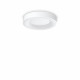 Plafoniera mini a led con struttura in metallo riflettente rotonda