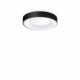 Plafoniera mini a led con struttura in metallo riflettente rotonda