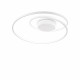 Plafoniera moderna a led circolare montatura in metallo e diffusore in acrilico