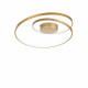 Plafoniera moderna a led circolare montatura in metallo e diffusore in acrilico