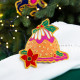 Decorazione per albero di natale dolce ricamato a mano