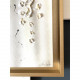 Quadro astratto moderno dipinto a mano su tela "Comete" 130x70