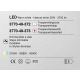 Lampada a sospensione rotonda a LED con 5 diffusori in vetro