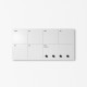 Appendichiavi da parete con planner settimanale lavagna magnetica e calendario