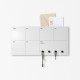 Appendichiavi da parete con planner settimanale lavagna magnetica e calendario