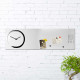 Orologio da parete orizzontale con calendario e lavagna magnetica "S-ENSO"