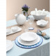 Set 5pz contenitori per aperitivo dalle linee contemporanee in melammina
