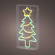 Albero di natale a LED neon usb in plastica per interni