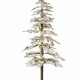 Albero di natale Abete alpino innevato con 150 Micro LED h.180