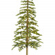 Albero di Natale pino con 150 led