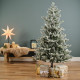 Albero di natale Pino di Allison innevato h.150