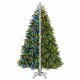 Albero di natale pino di Friburgo per interno h.210 con 600 LED