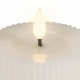 Candela con effetto fiamma a led