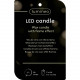 Candela con effetto fiamma a led