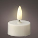 Candela in resina con led effetto fiamma