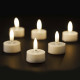 Candela in resina con led effetto fiamma
