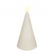 Candela piramidale con effetto fiamma a led