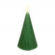 Candela piramidale con effetto fiamma a led
