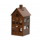 Casetta in metallo porta tealight