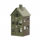 Casetta in metallo porta tealight