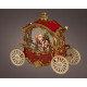 Decorazione natalizia carrozza con led e movimento