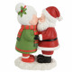 Decorazione natalizia con Mr e Mrs Santa Claus