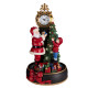 Decorazione natalizia con orologio e 11 led