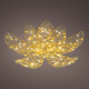 Fiore in metallo con led