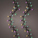 Luci con 350 LED cavo nero