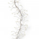 Luci per albero di natale 480 LED con cavo argento