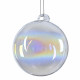 Pallina per albero di natale in vetro a sfera iridescente