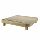 Tagliere in legno in stile natalizio
