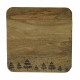 Tagliere in legno in stile natalizio