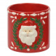 Vaso grande con babbo natale