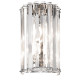 Applique a parete in cristallo a 2 luci a LED dal design moderno