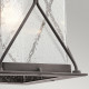 Applique da esterno media dal design rustico con diffusore in vetro a 1 luce