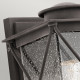Applique da esterno piccola dal design rustico con diffusore in vetro a 1 luce