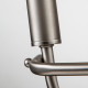 Applique da parete in acciaio in stile moderno con 2 lampadine