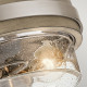 Lampada a soffitto con diffusore rotondo a 2 luci in vetro dal design moderno