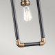 Lampada a sospensione con 1 una luce singola struttura in acciaio