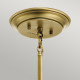 Lampada a sospensione in acciaio con singolo diffusore piccolo in vetro moderno