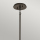 Lampada a sospensione in acciaio diffusore in vetro a 3 luci dal design moderno