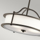 Lampada a sospensione in acciaio diffusore in vetro a 3 luci dal design moderno