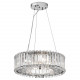 Lampadario in cristallo a 6 luci a LED dal design moderno