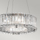 Lampadario in cristallo a 6 luci a LED dal design moderno
