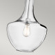 Lampada a sospensione media in acciaio diffusore in vetro dal design moderno