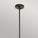 Lampada a sospensione media in acciaio diffusore in vetro dal design moderno