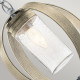 Lampada a sospensione per esterni con diffusore in vetro dal design moderno