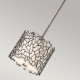 Lampada a sospensione piccola con diffusore in vetro a 3 luci dal design moderno
